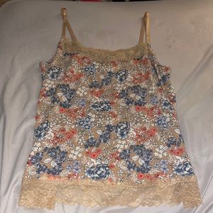 Floral tank top